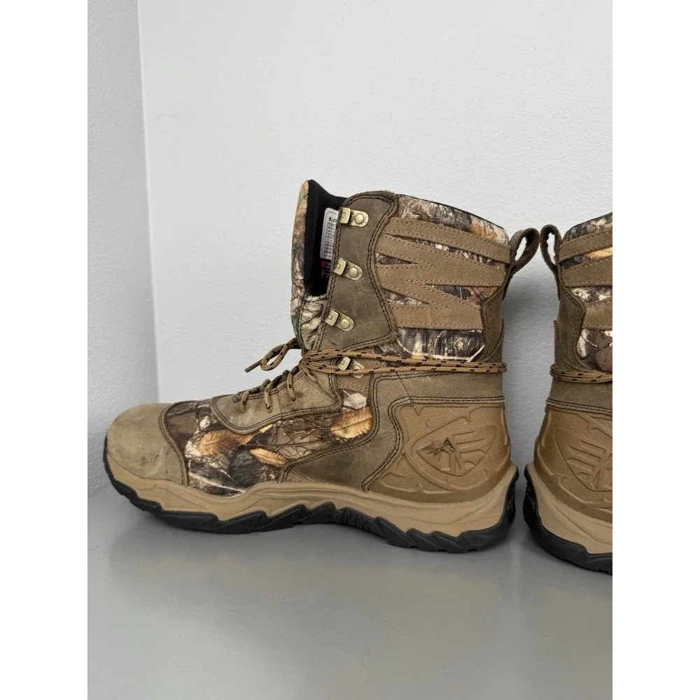 Lacrosse Windrose Boots Mens 12 Realtree Camo Winter Hunting 1000g Waterproof 8